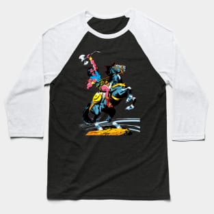 Barbarian on Horseback Baseball T-Shirt